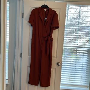Ava & viv rust jumpsuit size X plus size target fashion